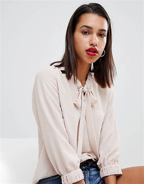 Current Air Pussy Bow Blouse Asos