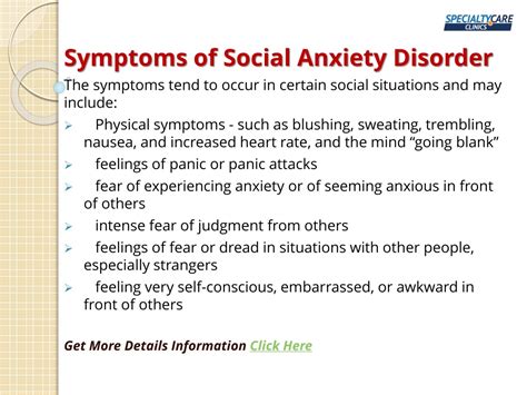 Ppt Social Anxiety Disorder Causes Symptoms And Treatment