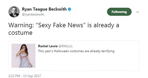 Yandy Releases Sexy Fake News Halloween Costume Daily Mail Online