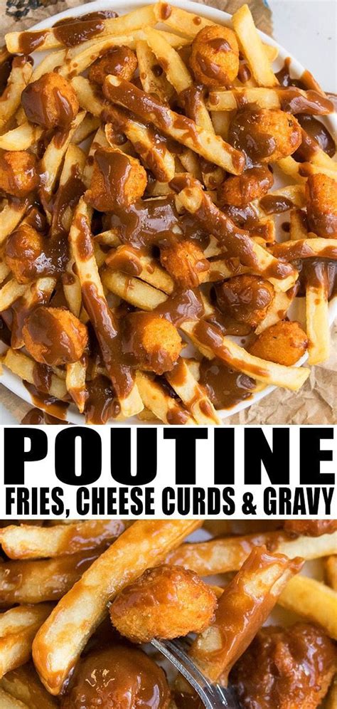 Homemade Poutine Recipe Quick Easy Loaded With French Fries Cheese