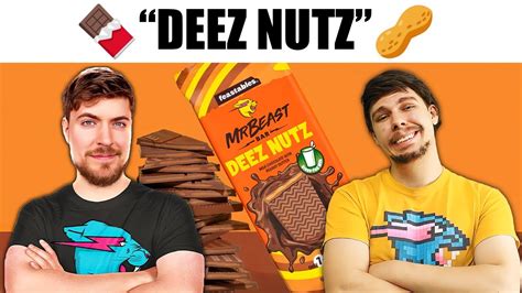Mrbeast Launches Deez Nutz Chocolate Bar Youtube