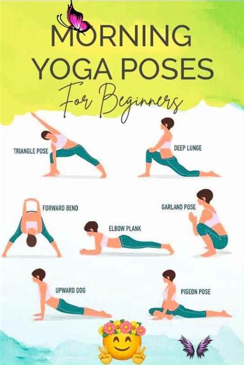 Yoga Poses For Beginners Start With Yoga Morning Poses For Beginners Yoga Beginners Workout