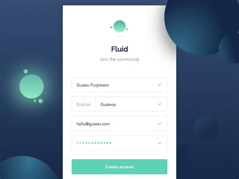 Sign Up Form Uplabs