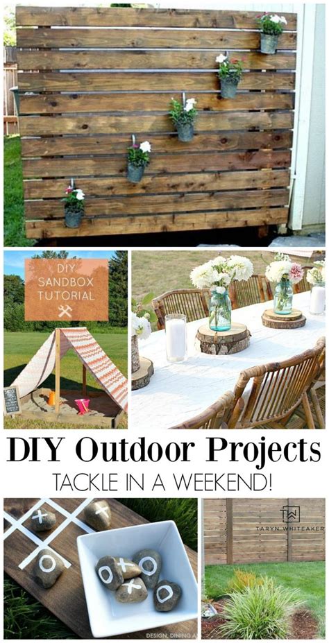 Diy Outdoor Projects Easy To Tackle In A Weekend