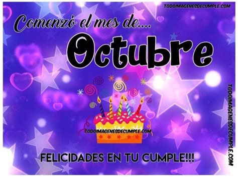 10 Imágenes Para Los Que Cumplen Años En Octubre