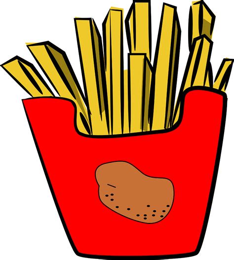 Mcdonalds French Fries Clipart Best