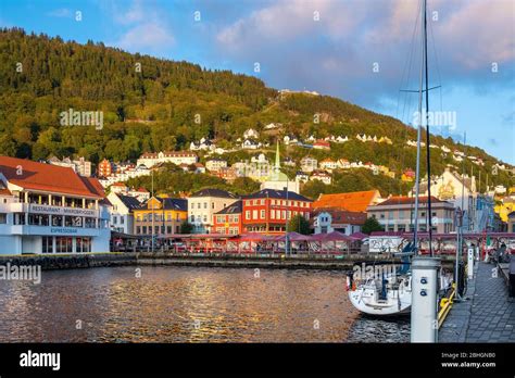 Bergen Hordaland Norway 20190903 Panoramic View Of Historic