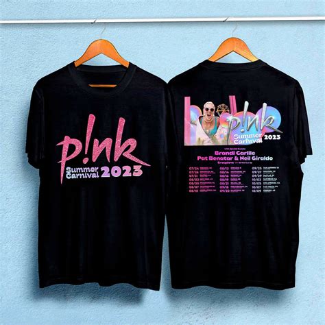 Pnk Pink Singer Summer Carnival 2023 Tour Shirtpink Fan Shirtmusic