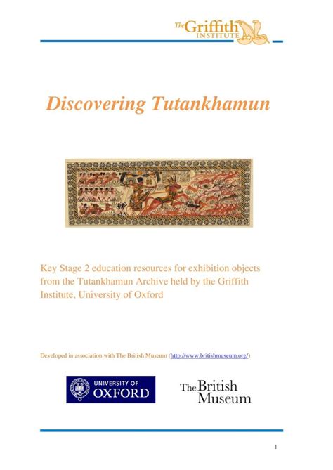 Pdf Discovering Tutankhamun The Griffith · Pdf Filediscovering