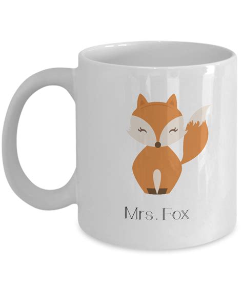 Mrs Fox Personalized Mug