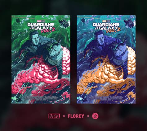 Guardians Of The Galaxy Vol 2 By Florey Released By Grey Matter Art