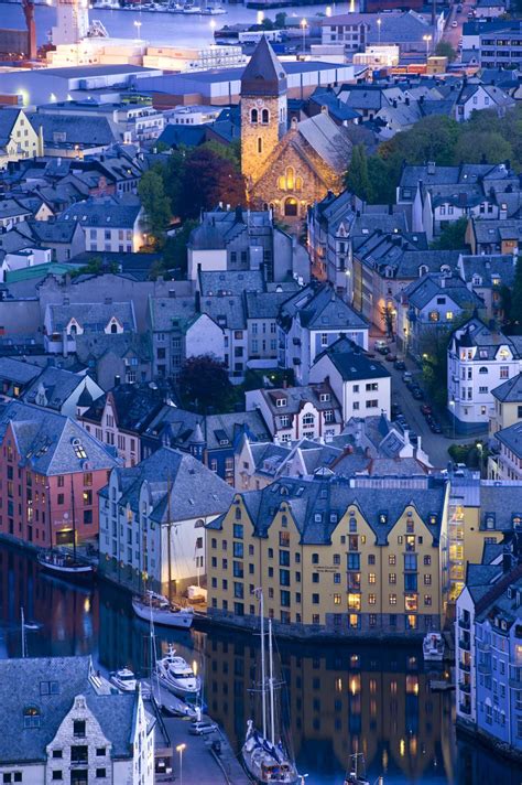 Overview Of Alesund From Viewpoint On Aksla Norway Lonely Planet