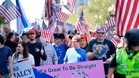 Bostons Straight Pride Parade Draws Hundreds Of Marchers And Even More Counter Protesters