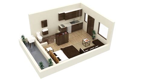 Studio Apartment Floor Plan Idea