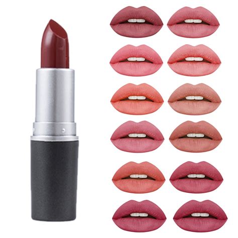 for all skin types easy to wear 1pc lipstick waterproof long lasting matte lipstick cosmetic