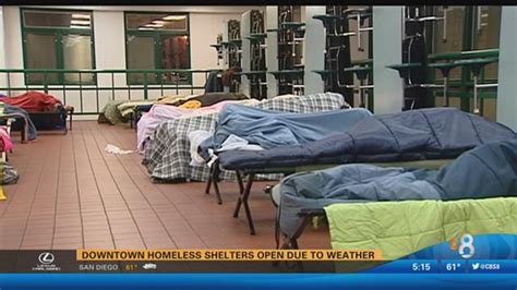 Homeless Shelters Downtown Activated For Saturday