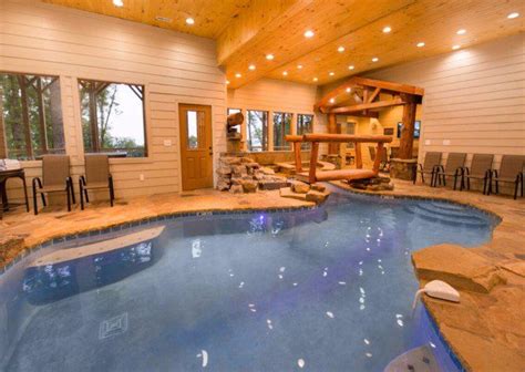 Cabins With Indoor Pools In Pigeon Forge Cabin Decoration