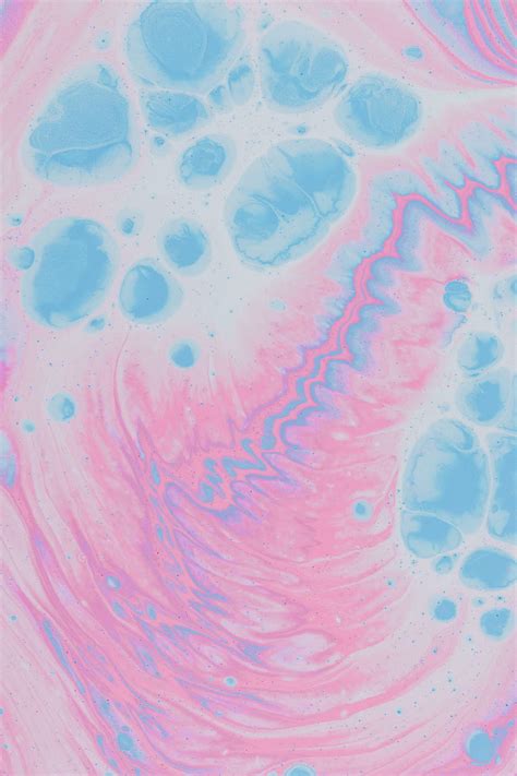 Stains Liquid Texture Abstraction Pink Blue Hd Phone Wallpaper