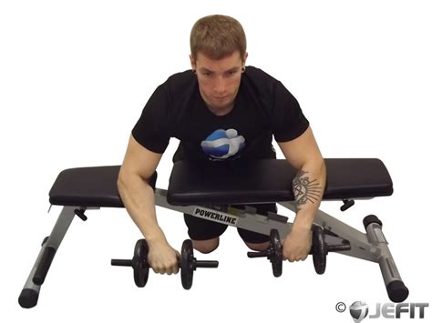 Dumbbell Seated Reverse Wrist Curl Exercise Database