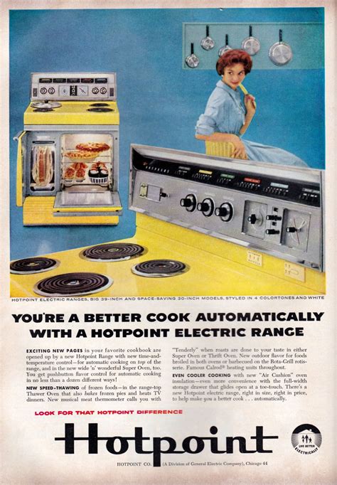 Hotpoint Electric Range Vintage Advertisements Advertising History