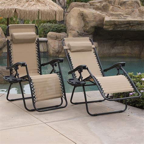 What are the best lounge chairs for people with back problems, according to chiropractors? 2 Outdoor Zero Gravity Lounge Chair Beach Patio Pool Yard ...