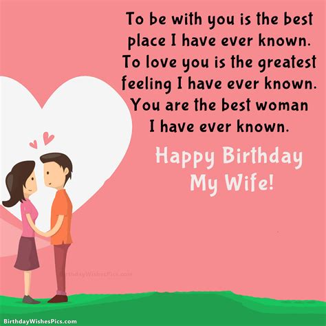 Happy Birthday Wishes For Wife With Romantic Images | Best birthday wishes, Birthday wish for ...