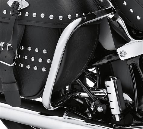 Httmt See Fitment Us Tghd Sg Cd Chrome Rear Saddlebag Guard Crash Bar Compatible With Harley