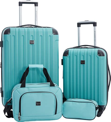 Travelers Club Midtown Hardside Luggage Travel Emerald 4
