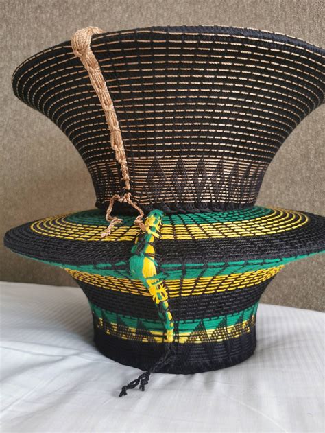 Large Isicholi Zulu Bucket Hat Isicholi Headdress Etsy