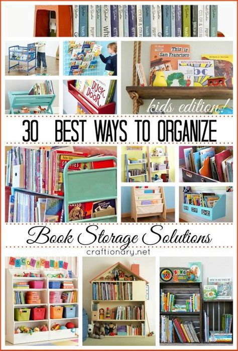 The plastic cover on the front allows you to stack the books so that you get more space. 30 best ways to organize books (Storage Solutions ...