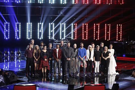 The Voice Season 9 Spoilers Top 12 Artists Battle For Americas Vote