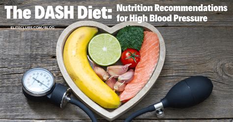 The Dash Diet Nutrition Recommendations For High Blood Pressure