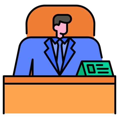 Boss Generic Outline Color Icon