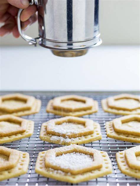 Lemon Honey Shortbread Cookies With Powdered Sugar Dusting Hgtv