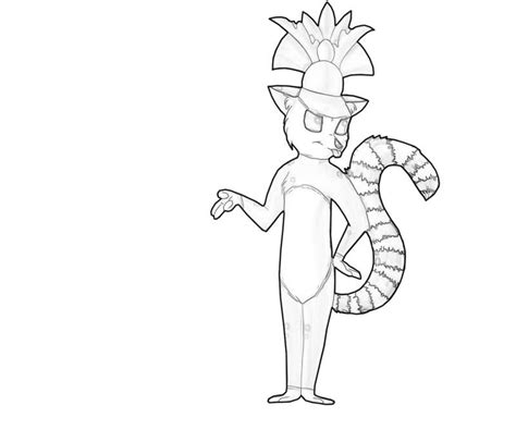 Madagascar Coloring Pages King Julien - Coloring Home