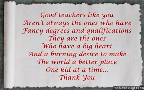 I am not a teacher, but an awakener. robert frost. Thank You Messages to Teachers from Parents: Notes and ...