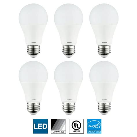 6 Pack Sunlite Led A21 Light Bulb Dimmable 15 Watts 100w Equal