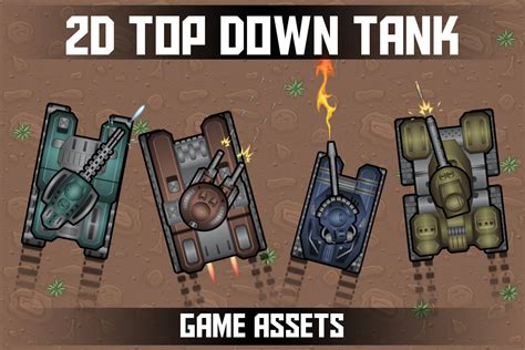 Free 2d Battle Tank Game Assets