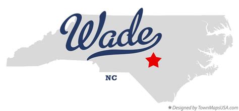 Map Of Wade Nc North Carolina