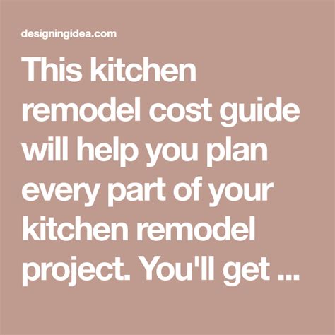 Nationwide real estate markets are hot right now. This kitchen remodel cost guide will help you plan every ...