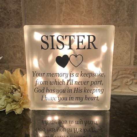 loss of sister remembrance light condolence t memorial etsy condolence t funeral