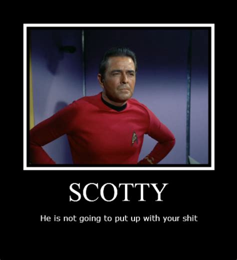 Scotty Poster By Rahal Stmin Star Trek Pinterest
