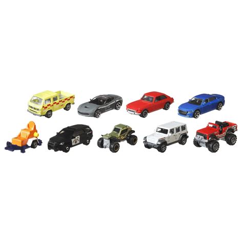 Buy Matchbox 9 Packs 164 Scale Vehicles 9 Toy Car Collection Of Real