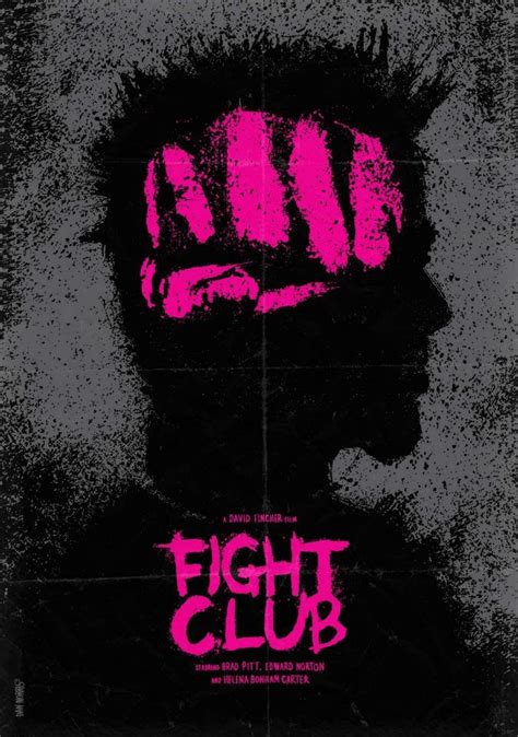 Fight Club Classic Movie Posters Movie Posters Minimalist Fight