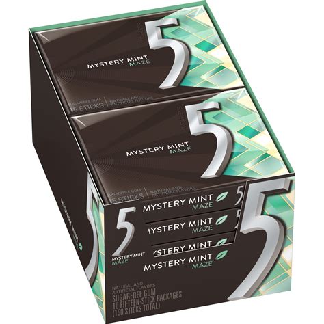 5 Gum Sweet Mint Sugarfree Gum 10 Packs