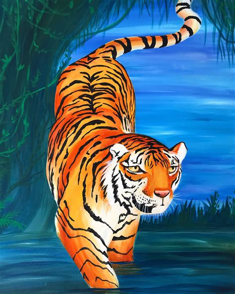 Excited To Share This Item From My Etsy Shop Tiger Painting Wildcat