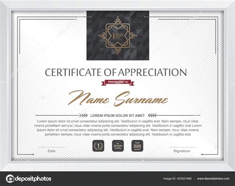 Certificate Template Luxury Modern Pattern Qualification Certificate