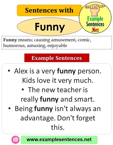 Sentences With Funny Definition And Example Sentences Example