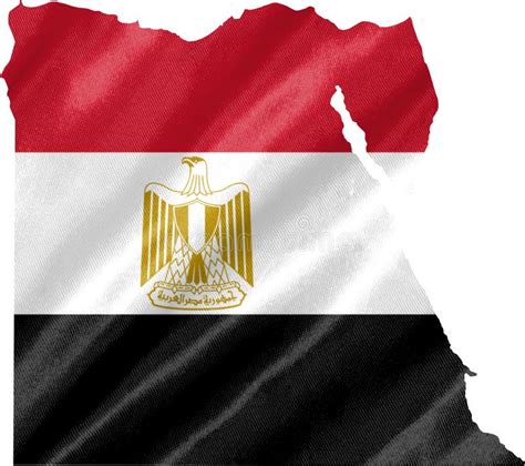 Egypt Map With Flag Stock Illustration Illustration Of Waving 181060833