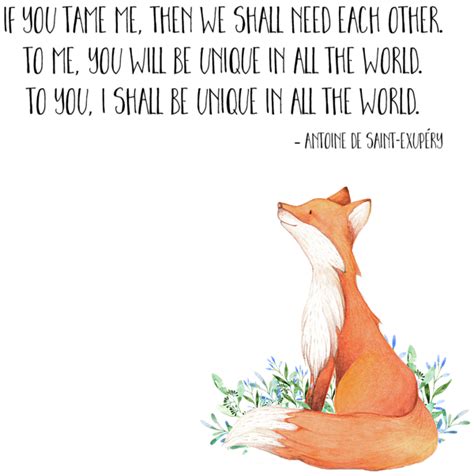 My flower is ephemeral, the little prince said to himself, and she has only four thorns to defend herself against the world. Little Prince fox quote, text art Women's V-Neck for Sale ...